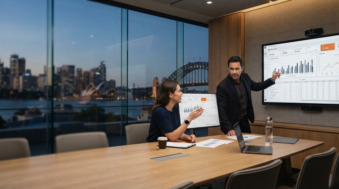 Keen Accruvance real-time data analysis dashboard used by an independent investor